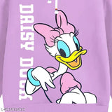 Multi-colored cotton blend KUCHIPOO Girls winter hood, long sleeves with printed net pattern for 3-4, 4-5, 5-6, 6-7, 9-10, 11-12, 13-14 years old, made in India