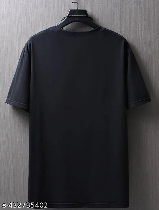 Men's cotton blend short sleeve printed t-shirt, size S (36" chest, 25" length), India origin