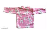 Velvet newborn winterwear set: t-shirt, pyjama with printed net pattern, 0-6M, made in India