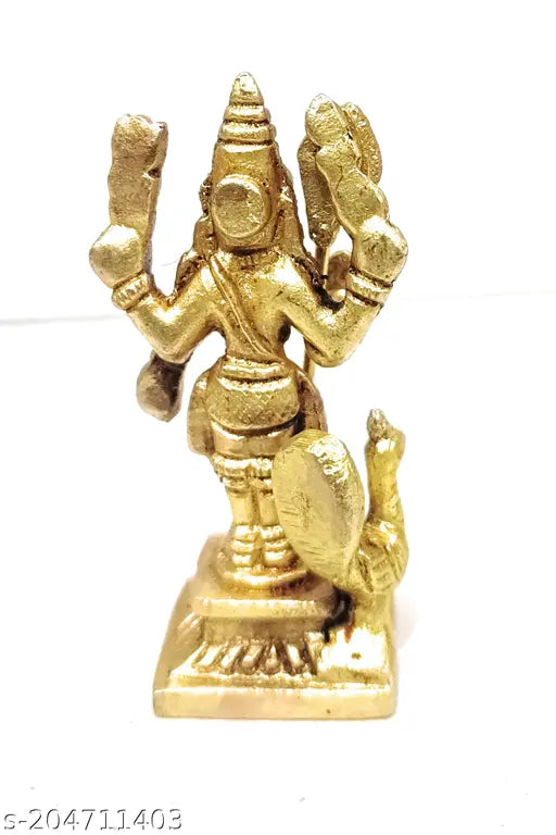 Brass Murgan Idol, 150g, 4cmx7cmx4cm, handcrafted Indian God figurine