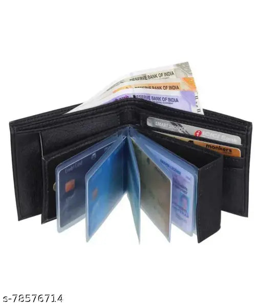 Faux leather brown Secritas album, 2-compartment textured net wallet (India), free size, 13cm x 10cm