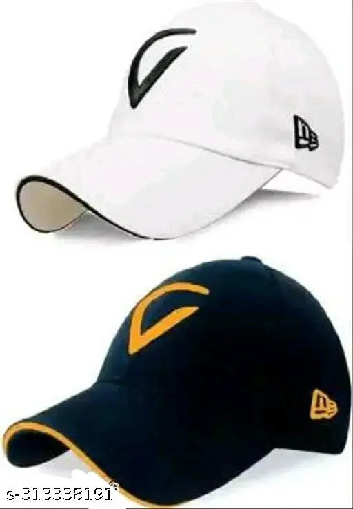 Virat Embroidery Design soft cotton baseball caps combo pack, trending for girls and boys, one size fits all