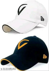 Virat Embroidery Design soft cotton baseball caps combo pack, trending for girls and boys, one size fits all