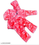 Soft wool baby sweater pajamas, self-design net pattern. Durable quality and stylish for both boys & girls (Asent). Comfortable all-day wear. Made in India