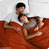 Cozy double bed polar fleece blanket, premium quality, lightweight & warm for home, travel, camping, or cold nights. Set of 2 (600g each)