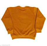 Kids boys winter fleece sweatshirt vol 95, cotton long sleeves with printed design, ideal for cold weather clothing in sizes 3-4 years to 11-12 years. Made in India