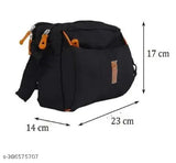 Trendy polyester party sling bags, free size (9in x 6in x 8in), durable & comfortable for girls & women combo pack