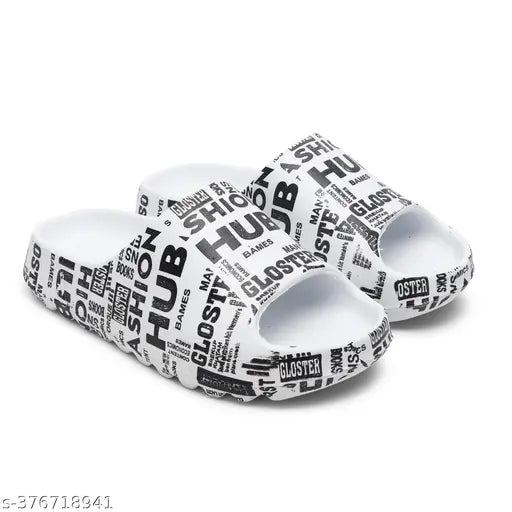 Lightweight, comfortable kids' EVA slippers with printed net design (2 pairs), suitable for formal and casual wear, ideal for boys aged 6.5-10 years, made in India