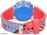 Glowing Spiderman watch for kids, digital LED with disco light, colorful Avengers design