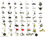 Brown leather personalized name charm clutch with 3 compartments, perfect for girls' essentials and customization