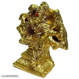 Lightweight synthetic resin Varahi Amman Idol, featuring intricate detailing and a height of 6.5 cm. A symbol of purity and prosperity for home or gift-giving. Handmade in India