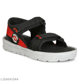 Boys Lycra flip-flops, Eva sole, velcro fastening - trendy casual slippers for boys aged 5-7 years