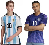 Argentina 2022 Messi jersey, men's soccer apparel in XL and XXL sizes, Indian-made football t-shirt for sports fans