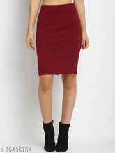 Cotton casual western skirt for women, solid net pattern, sizes 26-36 inches