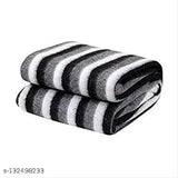 Soft wool black blanket, high-quality woolen product, use for added warmth, free size