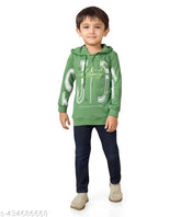 Printed cotton Hoddy, vibrant children's garment for ages 2-9 years, India-made