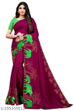 Vichitra Silk saree with rhinestone embellishments, Dupion blouse, Indian-made, free size (5.5m length, 0.8m blouse)