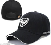 Solid cotton baseball cap, 100% genuine eaglebuzz embroidery, adjustable design from India