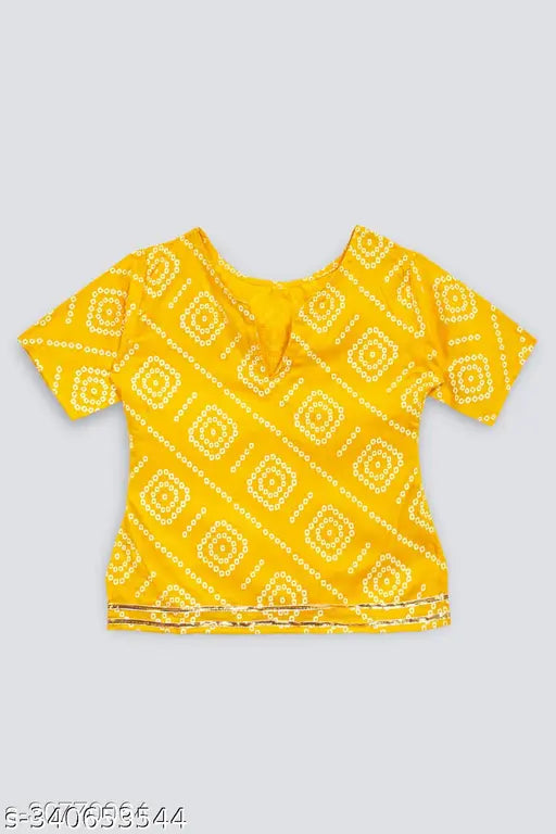 Rayon Lehanga Cholis set for girls, printed with La petite Princess elegance, suitable for 3-4 years, 4-5 years, or 5-6 years