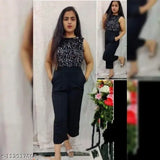 Cotton blend embellished net jumpsuit for girls and women, trendy fashion for all sizes S-XL, high-quality dress from India