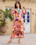 Trendy printed cotton blend kurta and palazzo set, perfect for all occasions, Indian ethnic wear for casual, festive, religious ceremonies, office, lounge, and leisure. Blend cotton fabric