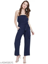 Epoca green polyester sleeveless off-shoulder jumpsuit with belt, size S, solid net color, two pockets, ideal for casual wear