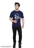 Unik Apparels men's casual polyester half-sleeve t-shirt, printed design in S size (38" chest, 10" length)