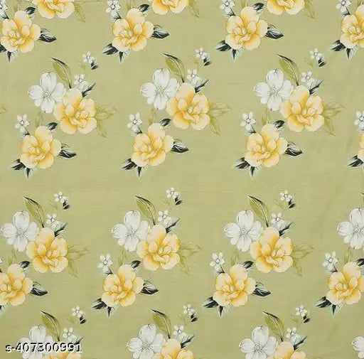 Glace cotton king elastic fitted bedsheet with floral pattern & 2 pillow covers, fits up to 8" mattress on a double king-sized bed, ideal for summer use