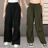 Black polyester MJ fashion combo mehndi pants for traditional Indian wear
