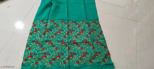 Yellow green NO DUPPTTA Lehenga, embroidered net lehenga choli for Indian bridalwear or party wear. Banglory Satin topwear and Net bottomwear