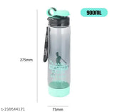 Green BPA-free sports water bottle for gym, school, or kids - Space Sports Aqua fit 900ml