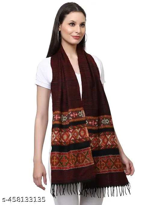 Woven acro wool free size men's muffler, Urbane Men Mufflers from India