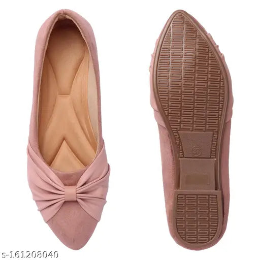 Synthetic slip-on bellies, trendy casual women's ballerinas in various sizes (IND-3 to IND-9) from India