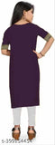 Embroidered net cotton blend three-quarter sleeve kurti for girls aged 10-11, Indian traditional fashion
