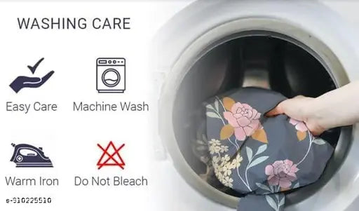 Trendy Home 380TC botanical-print premium cotton Super King Size bedsheet with 2 pillow covers, ideal for adult use in home, hotels, and luxury rooms during summer