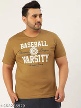 Large men's cotton t-shirt, plus size typography printed design, short sleeves, available in XXXL, 4XL. Made in India