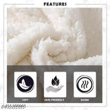 Soft fur flannel newborn baby blanket, hooded swaddle wrapper (0-6 months), designed for warmth & charm, made from India