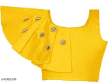 Stylish kids' lehenga cholis, cotton blend top and taffeta silk lehenga, mirror work pattern, sleeveless, size 3-4 years (24in waist), made in India