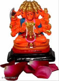 Handcrafted, intricate Panchmukhi Hanuman idol from India