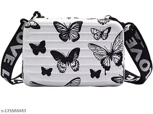 Acrylic colorblock sling bag, free size with 1 compartment, India-made for women's casual accessory