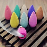 Golden smoke backflow cone incense holder featuring Lord Ganesha, resin material, 10cm x 12cm x 10cm, aromatic home decor