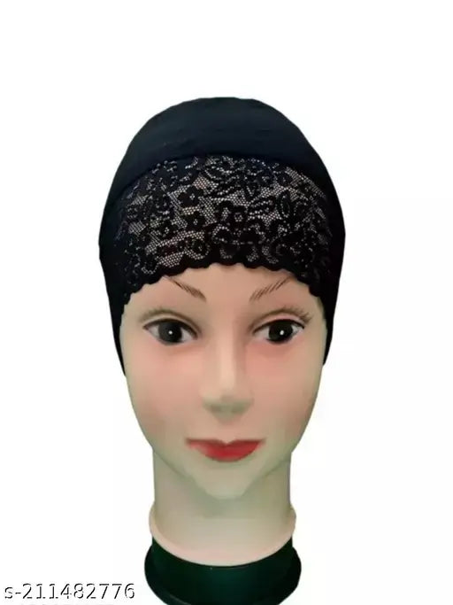 Cotton canvas Under Hijab Cap & gloves, branded head wrap combo pack for Muslim women in onesize from India