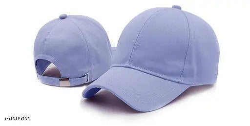 Branded multi-colored cotton baseball caps, adjustable for men, women, girls, and boys in a pack of 2
