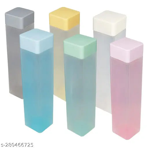 Multicolor plastic measuring cup set (6x1L), ideal for wet and dry measurements, great as a gift