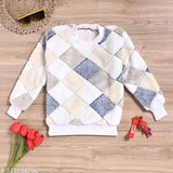 Cotton linen self-design net winter sweaters for toddlers and kids, showing long sleeves and various sizes from 3-6 months to 6-7 years. Made in India