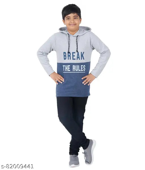 Cotton print long sleeve boys sweatshirts (pack of 2) for active play, India origin