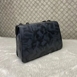 Stylish leather small sling bag, durable PU fabric, 2 compartments, self-design, free size (L15in x W3in x H8in) - fashionable accessory for casual or official wear