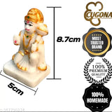 High-quality polyresin Hanuman Ji Blessing Idol, 3 inches, Indian temple decor or home decor