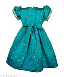Green silk Paithani strap for toddlers, featuring intricate printed net pattern from India