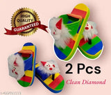 Graceful EVA flip flops for kids, solid net pattern in various sizes (3-5 years)